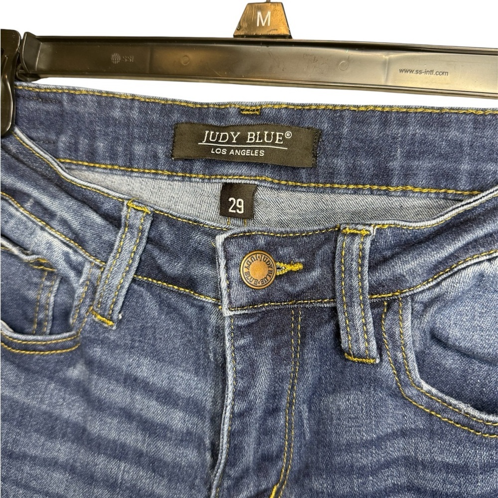 Judy Blue Los Angeles Womens Jeans Size 29 Dark Wash Denim Casual - Picture 3 of 3